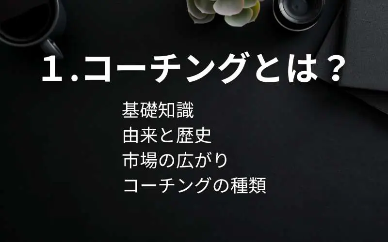 コーチングとは？コーチングとは？基礎知識、由来、歴史、市場の広がり、コーチングの種類について解説